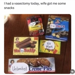 Wife Got Me Some Snacks